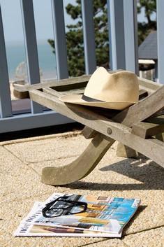 terrasse vue mer calme