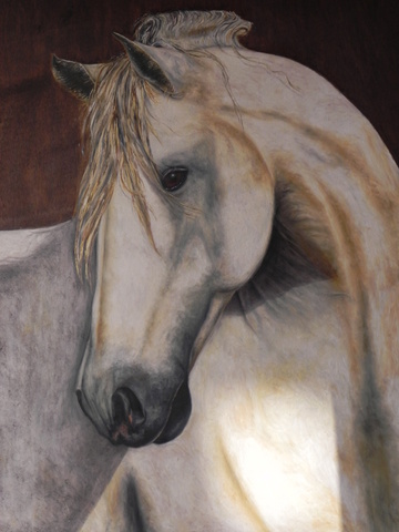 PEINTURE CHEVEAUX ART