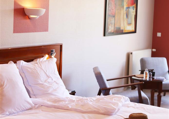 chambre spacieuse à Villerville - Bellevue Hotel