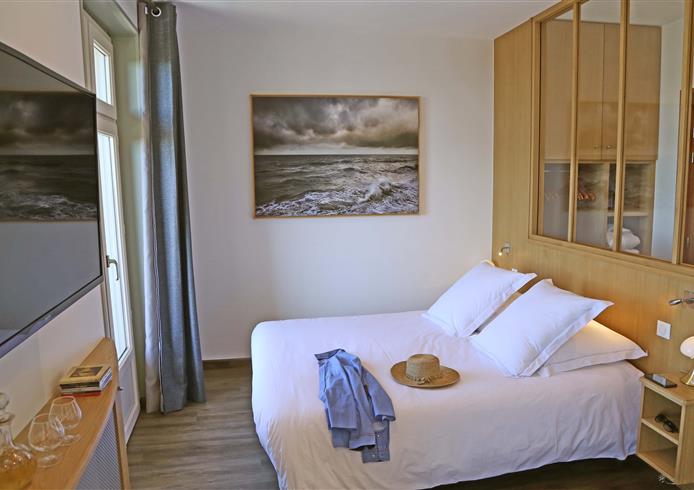 Chambre vue mer à villerville, pays d'auge - Bellevue Hotel